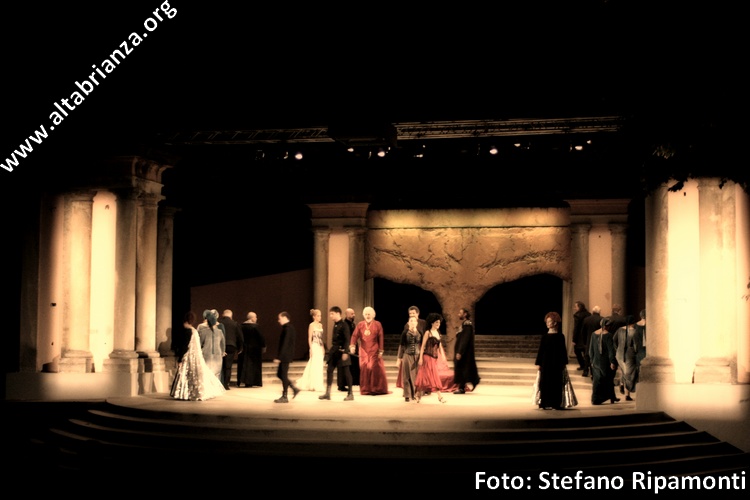 Tutti gli attori dell'Otello al teatro Licinium di Erba, stagione 2011