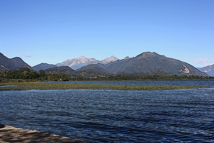 DigitalArt: il lago di Alserio