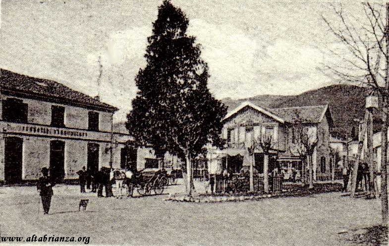 Il piazzale della vecchia stazione di Erba-Incino