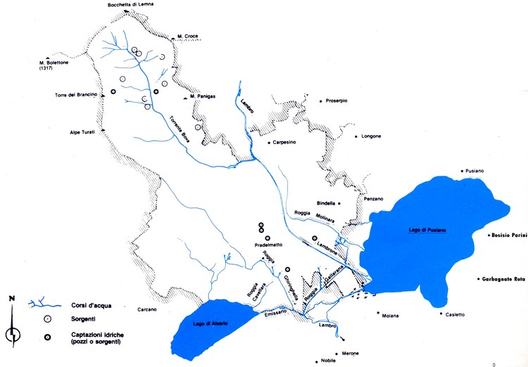 Idrografia del Pian d'Erba