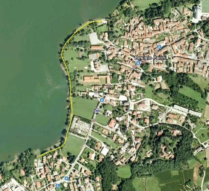 Passeggiata del lago di Pusiano da Bosisio Parini