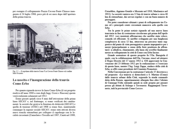 Anteprima del libro "Cento anni fa... La tranvia Como-Erba"